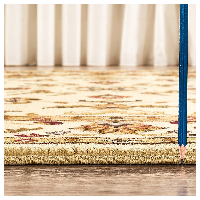 Tapis classique, Rectangulaire 2 pi x 3 pi, Crème