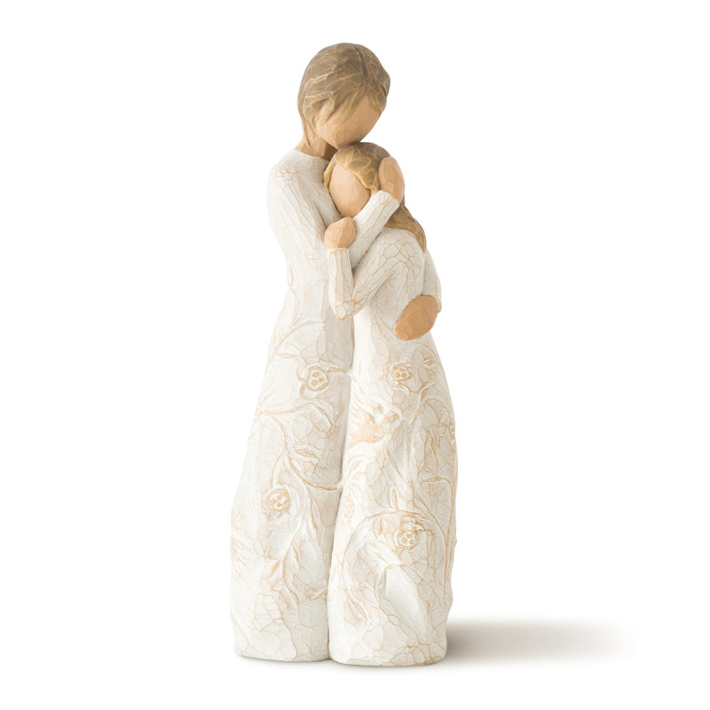 Elegant Resin Figurine with Sentimental Design
