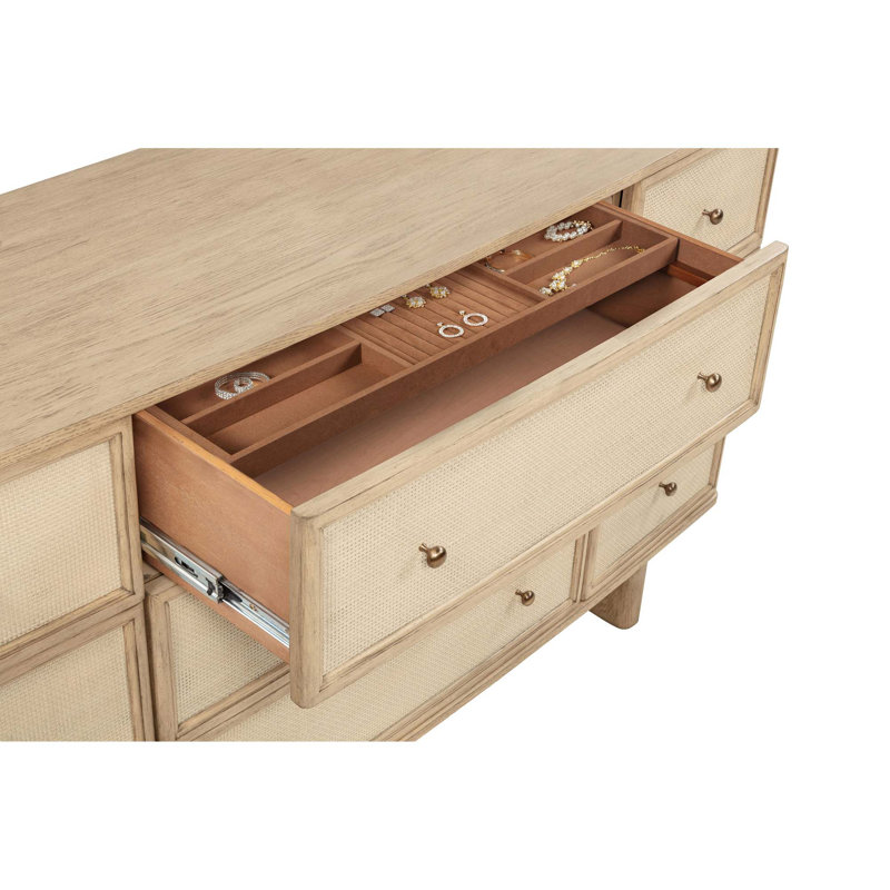 Commode moderne à 9 tiroirs pour le rangement de la chambre à coucher