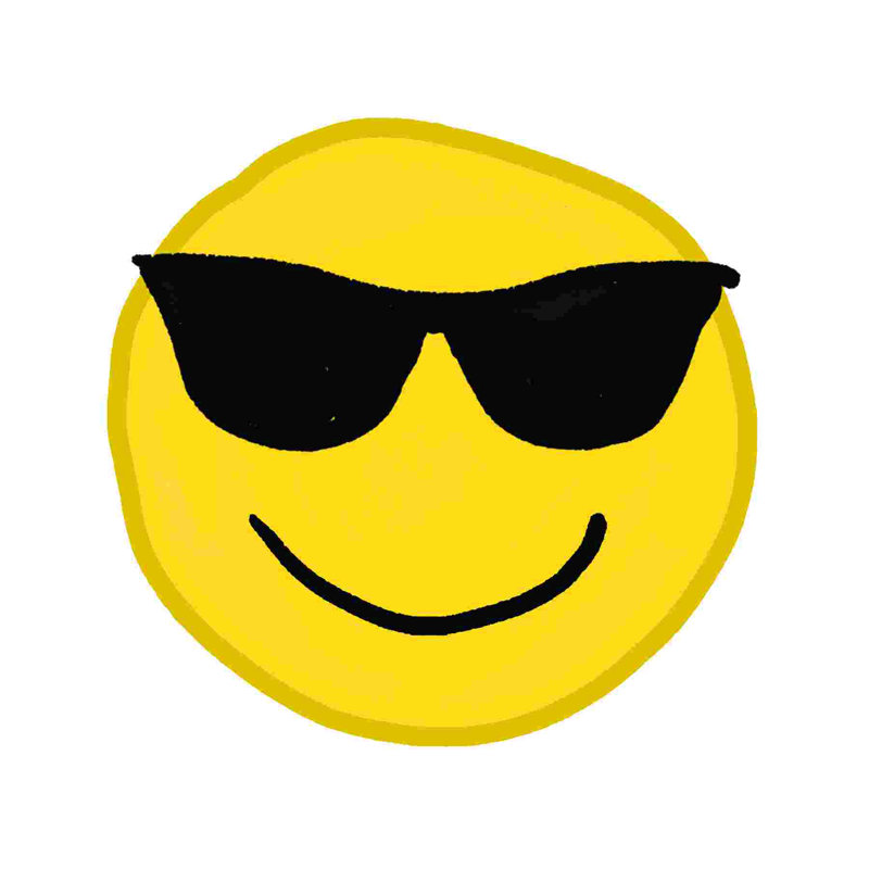 " Emoji Box Side 2 ", 36" H x 36" W  