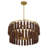 Aquitane 4-Light Pendant in Warm Brass
