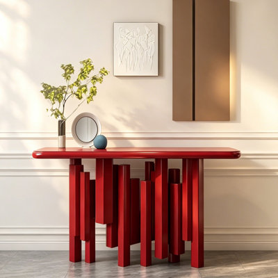Modern minimalist luxurious console table