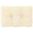 vidaXL Cream Fabric Pallet Cushion Set of 2 Cream 100% polyester-1129095680-1129095681-1206389744