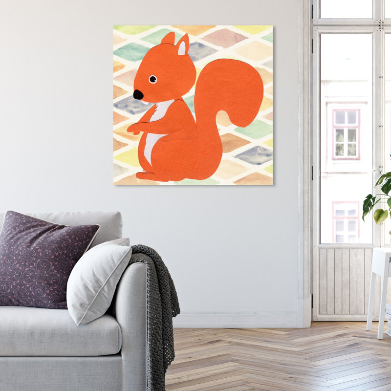 Art sur toile ardilla Eastman, H 36 po x l 36 po x P 1,5 po
