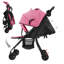 Poussette de voyage pour bébé, poussette pour bébé pliante à une main avec dossier réglable, auvent, panier de rangement pour les enfants de 0 à 2 ans jusqu'à 10 kg