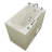 Therapeutic Tubs 26 in. x 46 in. Right Drain Quick Fill Walk-In Whirlpool and Air Tub with Powered Fast Drain in Biscuit-11831191-11831194