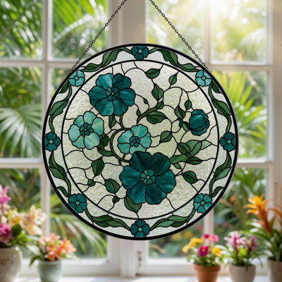 Vitrail floral
