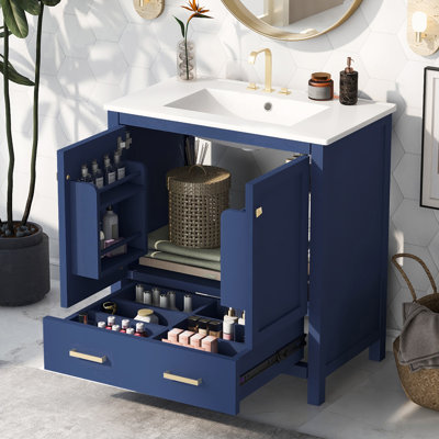 Meuble-lavabo 30 po avec lavabo simple