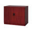 Armoire de rangement Doe avec 2 portes, rouge acajou, 31 po de largeur
