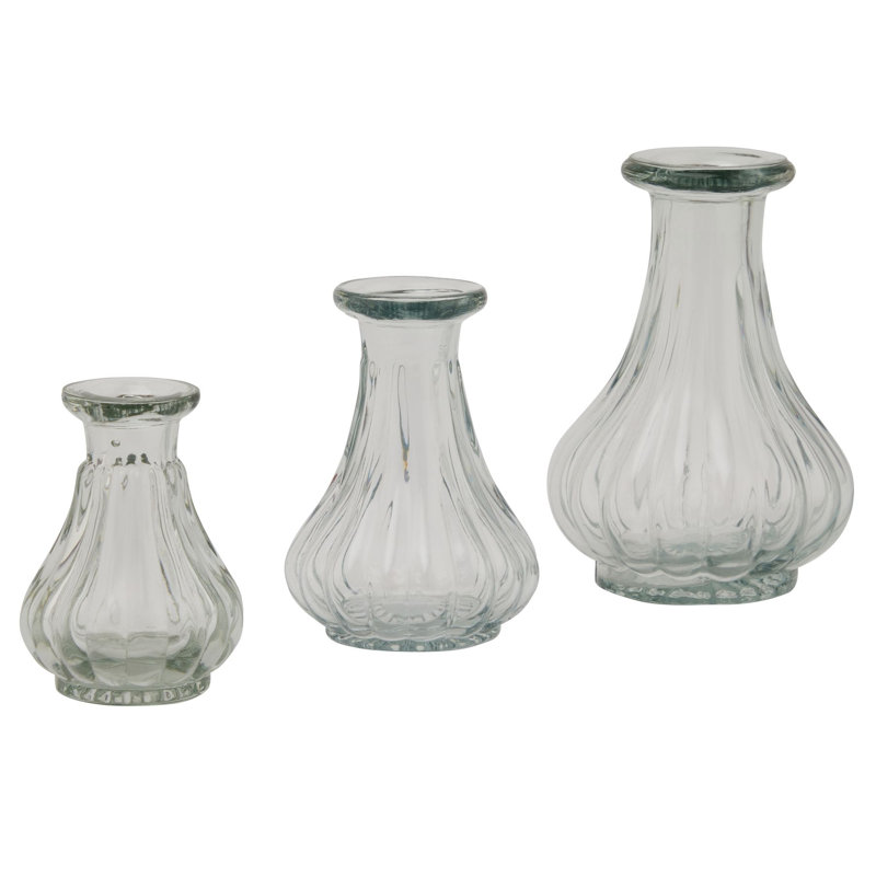 Catheline Handmade Glass Table Vase, 9cm H x 6cm W x 6cm D