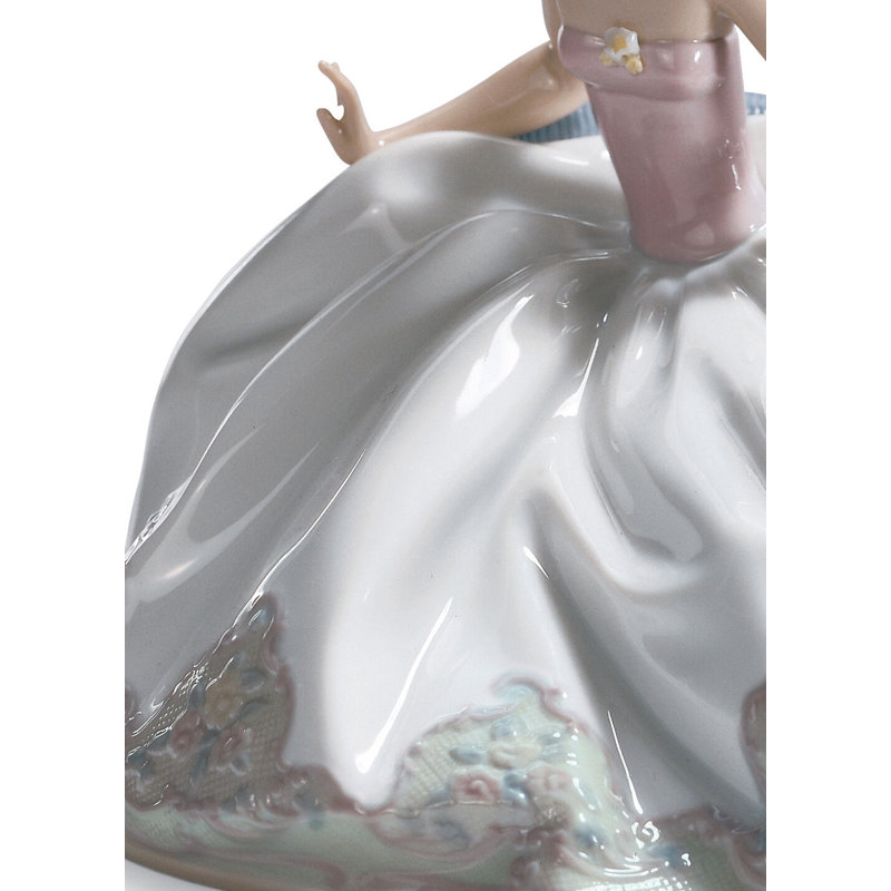 At the Ball Woman Figurine