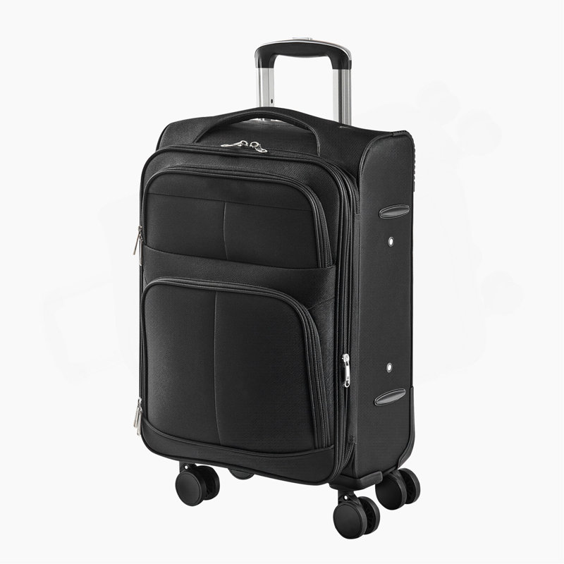 Valise extensible de 20 pouces avec roulettes Valise de transport, Noir