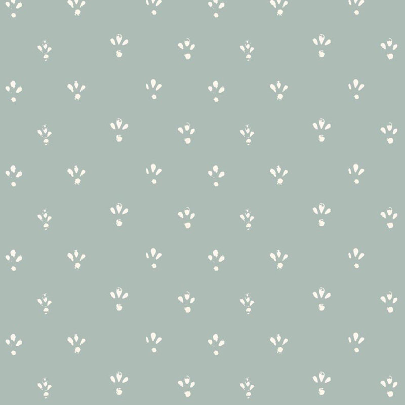 Rouleau de papier peint L 10 pi x l 24 po Lady Charlotte Fleur, Cendré, Autocollant, PVC