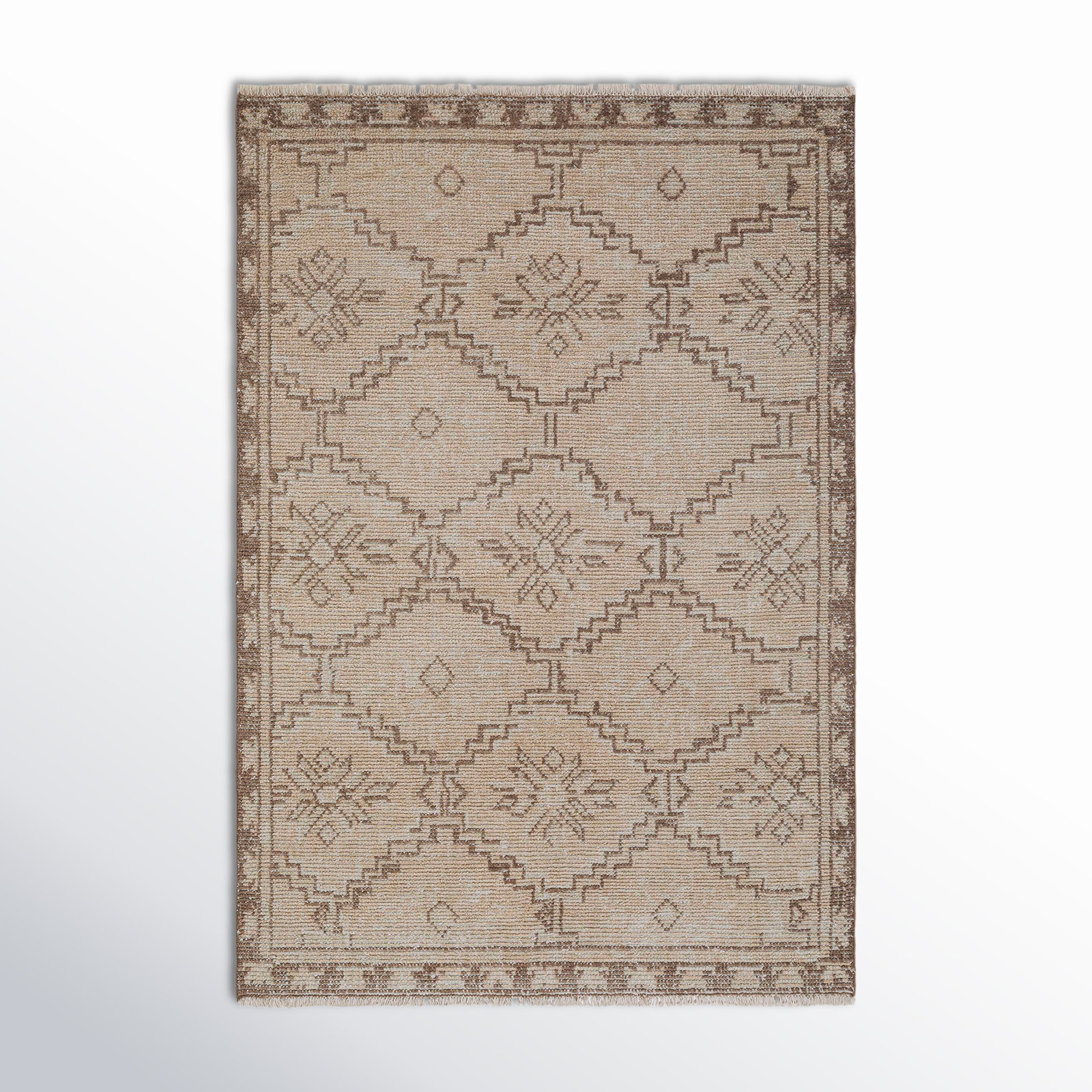 Hand-Knotted Oriental Wool Rug, Rectangle 9' x 12'