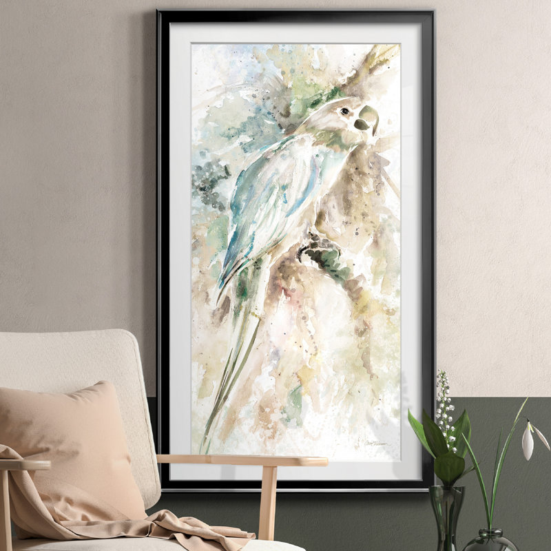Morning In Rio I - peinture encadrée, Noir, H 14,5 po x l 26,5 po x P 1,5 po