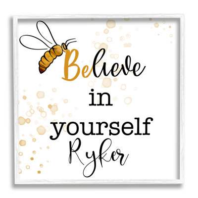 Believe In Yourself cmw-096, art mural personnalisé