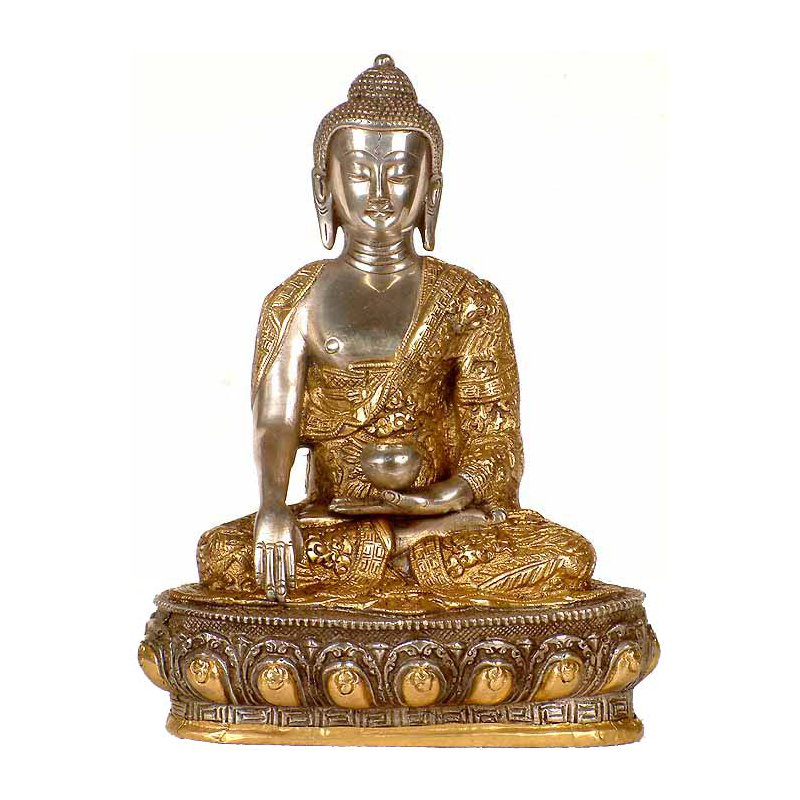Bouddha dans Bhumisparsha Mudra