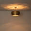 Rustic 4-Light Double-Tier Drum Chandelier