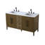 Meuble-lavabo double 60 po-2136184976