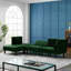 Ensemble de salon en velours Knesha