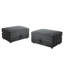 37.79cm Wide Rectangle No Pattern Footstool Ottoman with Storage-1329134876