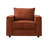 Modern Fabric Armchair Minimalist Accent Chair for Living Room, Comfortable Lounge Chair with Soft Cushions & Durable Frame-410065928