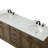 Hermes 72'' Double Bathroom Vanity with Carrara Marble Top-73360057