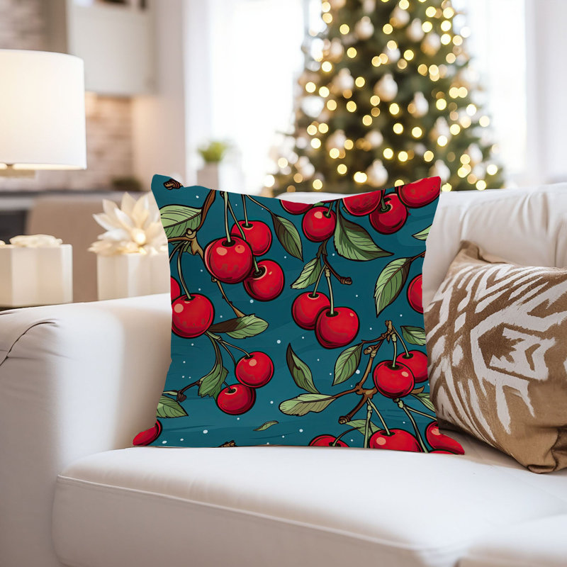 Food and Kitchen Cherry Dreams IX Modern, 18"H x 18"W