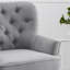 Chaise d'appoint rembourrée avec coussin moelleux Mid-Century-128598114