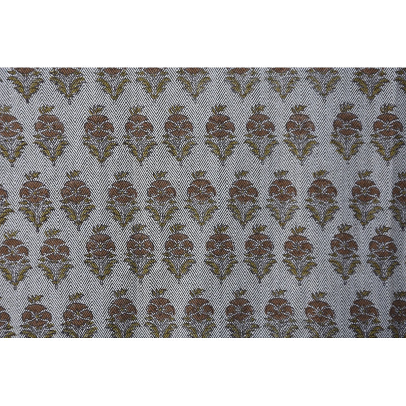 Block print quilt, throw and blanket for couch and bedding, Indian Fabric quilt, king size handmade quilt, 122 cm H x 81 cm W