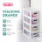 Sterilite Clear & White Plastic Storage Bin with One Drawer-94962771