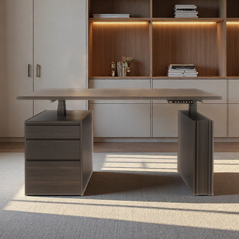 Bureau Blanchet, Tanné, H 53,94 po x l 55,12 po x P 25,59 po