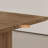 Solid wood ash unique dining table set-107205758