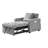 Myleigh 36.61'' Velvet Futon Chair-411685063