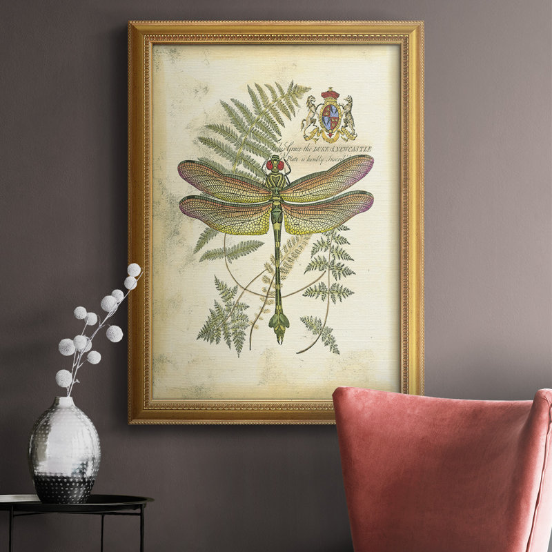 Toile encadrée de qualité supérieure Regal Dragonfly III (PP), H 20 po x l 16 po x P 2,5 po