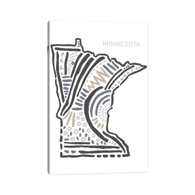 Minnesota by Statement Goods - Gallery-Wrapped Canvas Giclée on Canvas