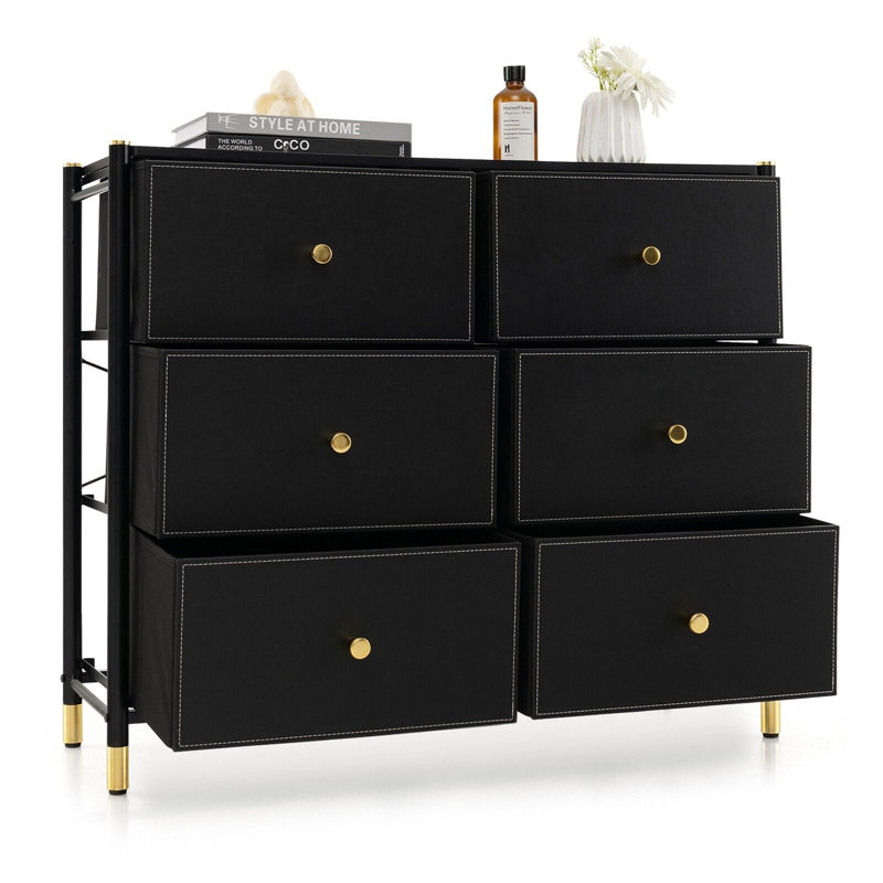 88cm W 6 - Drawer Chest of Drawers