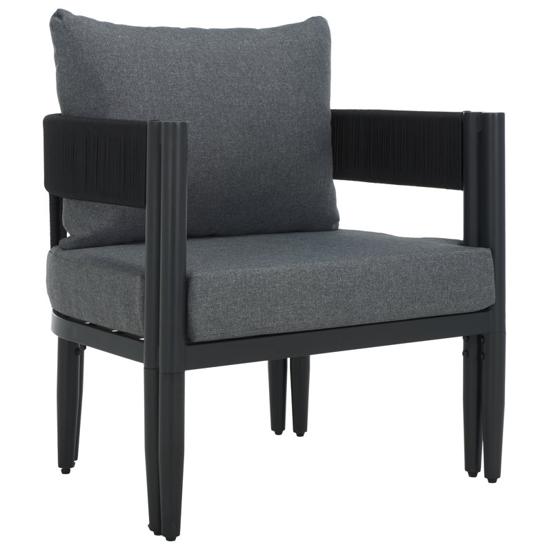 Viola Outdoor Dining Armchair, Gray