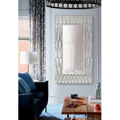 Rhys Glass Flat Wall Mirror