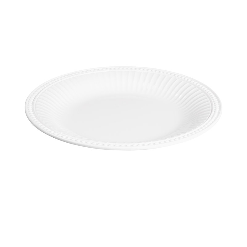 Elite Global Solutions Venetian Melamine Platter, White