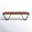 Darrow Leather Bench-647239485