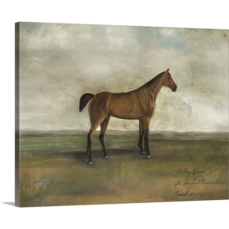 A Bay Hunter, art mural sur toile, H 11 po x l 14 po x P 1 po, Toile tendue