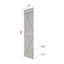 Porte de grange pliante en bois massif de style K avec trousse de quincaillerie - assemblage requis-101127225-101127228