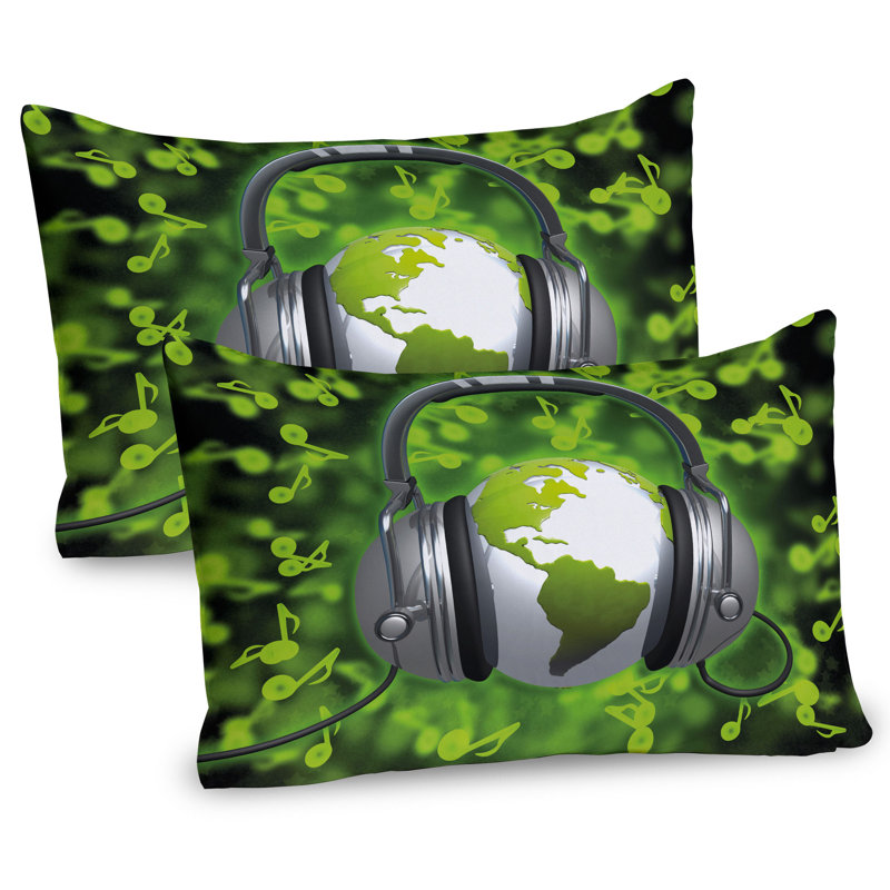 Ensemble de 2 taies décoratives Ambesonne World, H 20 po x l 36 po
