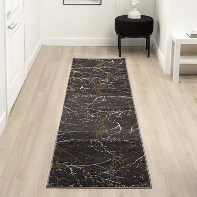 Tapis moderne moderne à motif abstrait
