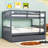 Full Over Full Bunk Bed With Built-In Ladder, Guardrails And Twin Trundle-1782031542