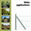 Euro Fence With 7 Posts Galvanised Steel-1314009039-1314009028
