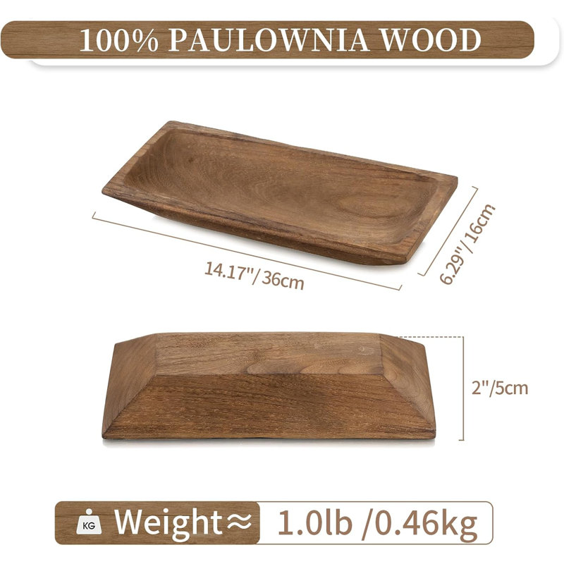 Brown Wooden Table Centerpiece
