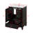 24" Bathroom Vanity With Sink, Single Vanity Set With 3 Drawers And One Door With Storage Racks, Wooden Storage Cabinet-824419472