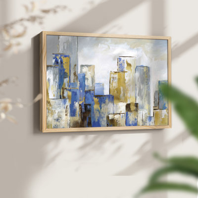 City Blues I - Reproduction encadrée - Restickable